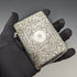 1898 British Antique Sterling Silver Card Case 75g Saunders and Shepherd